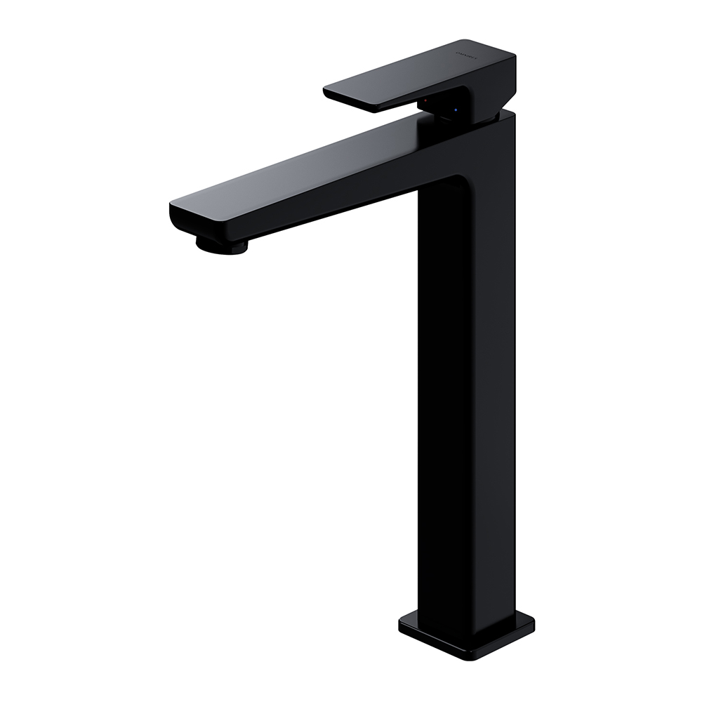 Смеситель для умывальника Omnires Parma BLACK PM7412BL высокий черный Смеситель для умывальника Omnires Parma BLACK PM7412BL высокий черный