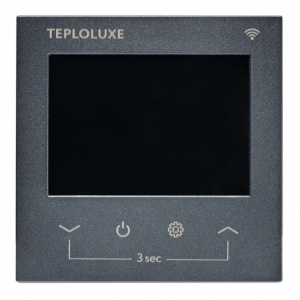 Терморегулятор электронный Pontus wi-fi Черный Spase (программируемый), Теплолюкс