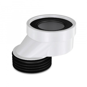 Патрубок для унитаза эксцентрический 60 мм STYRON Патрубок для унитаза эксцентрический 60 мм STYRON