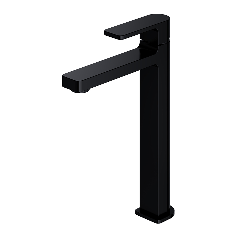 Смеситель для умывальника Omnires Baretti BLACK BA7812BL высокий черный Смеситель для умывальника Omnires Baretti BLACK BA7812BL высокий черный