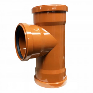 Тройник канализационный наружный Ostendorf трехраструбный 110 х 110 мм 87°