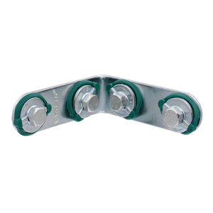 Уголок 90° с гайками, размер 93,5 х 93,5мм, VIEIR