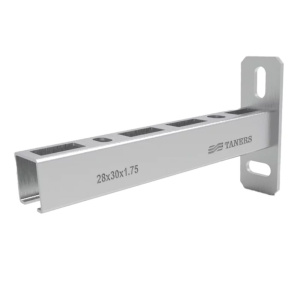 Консоль монтажная 1,75 х 28 х 30 х 500 мм TANERS