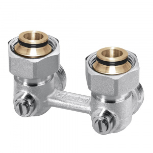 Узел угловой нижнего подключения Simplex Standart line 3/4"ВР х 3/4"НР Узел угловой нижнего подключения Simplex Standart line 3/4"ВР х 3/4"НР