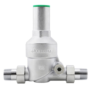 Редуктор давления Varmega 1/2", PN25, мембранный, с американками