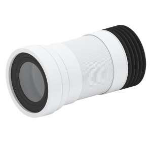 Гофра для унитаза с манжетой 110 мм х 340-870мм Ани Пласт Гофра для унитаза с манжетой 110 мм х 340-870мм Ани Пласт