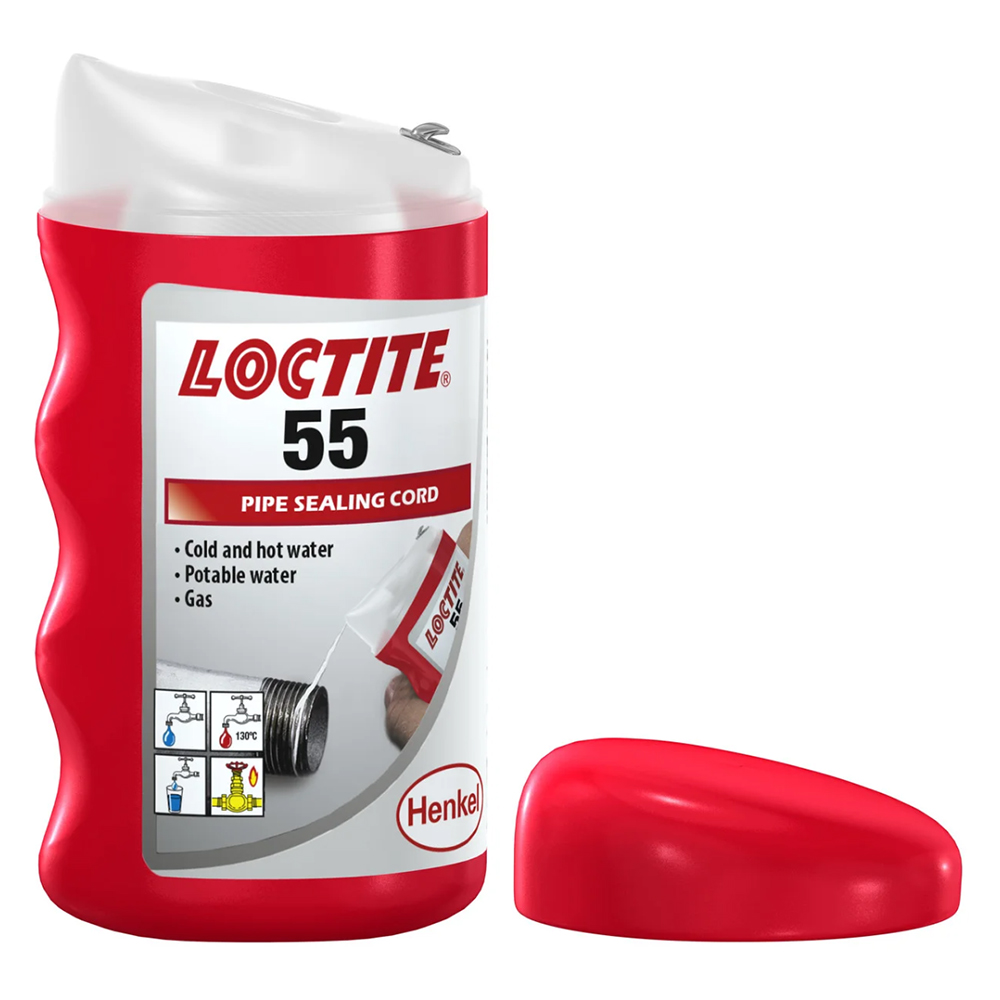 Loctite 55, 160 м. Нить уплотнительная для резьбовых соединений Loctite 55, 160 м. Нить уплотнительная для резьбовых соединений