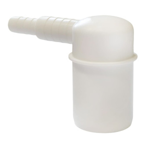 Адаптер угловой канализационный 32 мм х 10/14 мм (для сушильных машин) ЮстаПласт