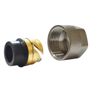 Соединение L и Т-образной трубки с резинками 3/4" Pradex