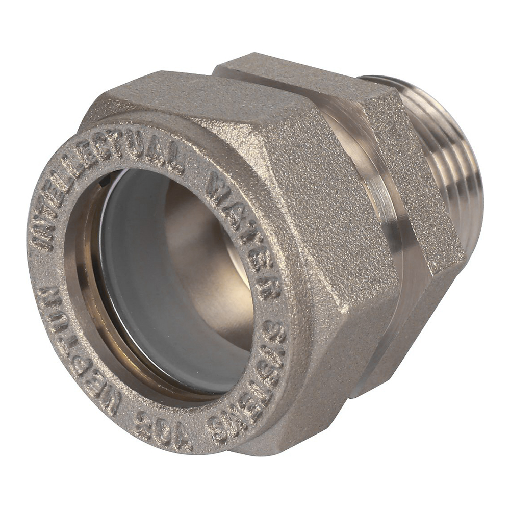 Муфта латунная Neptun IWS (M) 20 х 3/4" НП EF наружная резьба Муфта латунная Neptun IWS (M) 20 х 3/4" НП EF наружная резьба