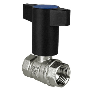 Кран шаровой 3/4" ВР/ВР с Т-образной ручкой (синий) VALFEX Кран шаровой 3/4" ВР/ВР с Т-образной ручкой (синий) VALFEX