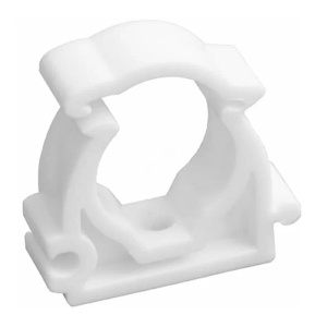 Опора ПП (полипропиленовая) с защёлкой 20/22 мм белая VALFEX Опора ПП (полипропиленовая) с защёлкой 20/22 мм белая VALFEX