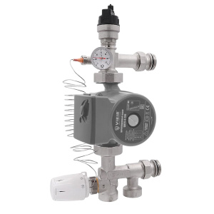 Насосно-смесительный узел для теплого пола (20-60°С, Kvs 3.3) без насоса, VIEIR