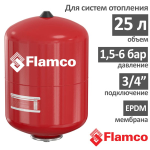 Расширительный бак Flamco FLEXCON R 25