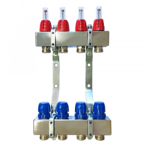 Коллектор для теплого пола Capricorn Optimum 1 на 4 выхода Коллектор для теплого пола Capricorn Optimum 1 на 4 выхода