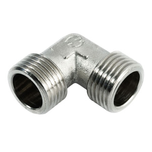 Угол НР 1/2" латунный никелированный General Fitings Угол НР 1/2" латунный никелированный General Fitings