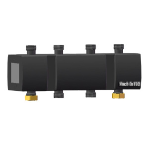 Коллектор со встроенной гидрострелкой Huch EnTEC ECO 2 MINI на 3 отопительных контура до 50 кВт (2 м3/ч,DN20)