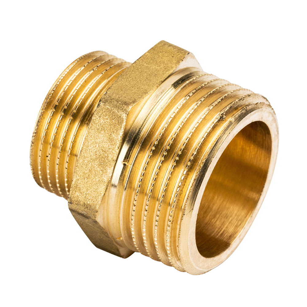Ниппель переходной латунный 1 1/4" х 3/4" General Fittings Ниппель переходной латунный 1 1/4" х 3/4" General Fittings