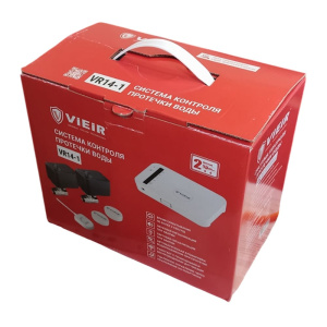 Система защиты от протечек 1/2" с беспроводными датчиками и Wi-Fi, VIEIR VR14-1