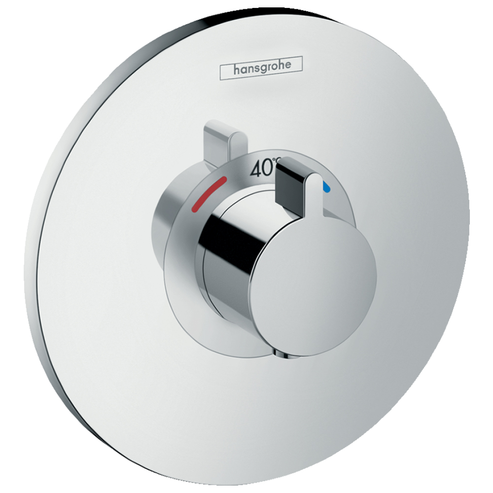 Термостатический смеситель скрытого монтажа для душа Hansgrohe Ecostat S 15755000 Термостатический смеситель скрытого монтажа для душа Hansgrohe Ecostat S 15755000