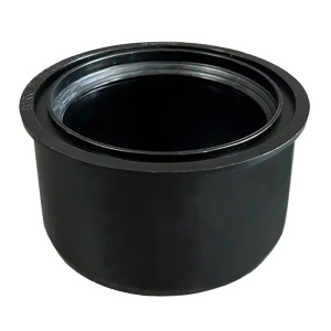 Переходник суперкомпакт DN 110x90 мм Burke (чёрный)