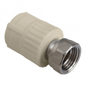 Переход с накидной гайкой 20 х 1/2" Aquapipe Переход с накидной гайкой 20 х 1/2" Aquapipe