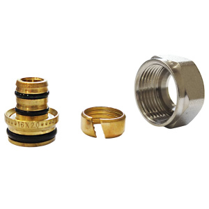 Соединение Евроконус под PE-X 16х2.0 мм х 3/4" Pradex