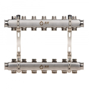 Коллекторная группа для отопления на 7 выходов AV Engineering AVE162