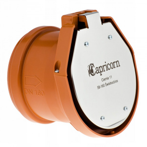 Обратный клапан концевой для канализации 160 мм Capricorn