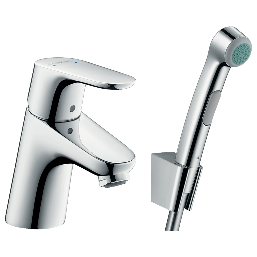 Смеситель для раковины с гигиеническим набором Hansgrohe Focus 31927000 Смеситель для раковины с гигиеническим набором Hansgrohe Focus 31927000