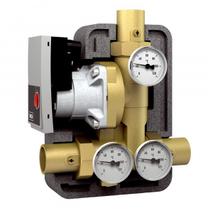 Смесительный узел Afriso RTA со встроенным насосом и термическим клапаном (1" ВР, t 57°С) Смесительный узел Afriso RTA со встроенным насосом и термическим клапаном (1" ВР, t 57°С)