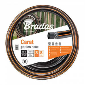 Шланг поливочный армированный 5/8" (внутр. ∅ 16 мм) 30 м Bradas CARAT