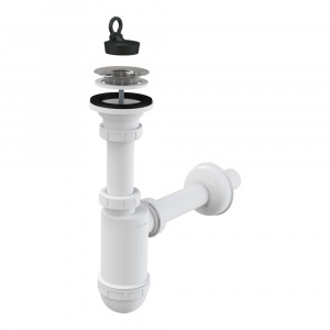 Сифон для умывальника DN 32 Alcaplast A411 с нержавеющей решеткой DN63