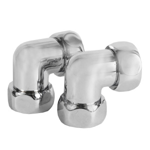 Соединение угловое для полотенцесушителя 1" ВР х 3/4" ВР LUXON