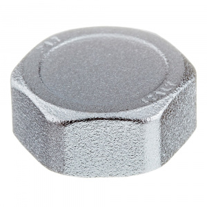 Заглушка 3/4" ВР с уплотнением хромированная для коллектора FAR Заглушка 3/4" ВР с уплотнением хромированная для коллектора FAR