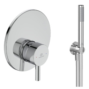 Душевая система скрытого монтажа Ideal Standard Ceraline 4 в 1, хром (на 1 поток / лейка-стик)