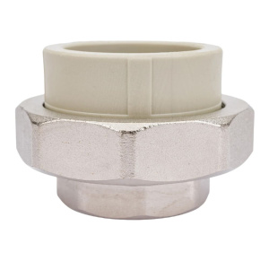 Муфта разъёмная (американка) ПП 50 х 1 1/2" ВР серая VALFEX