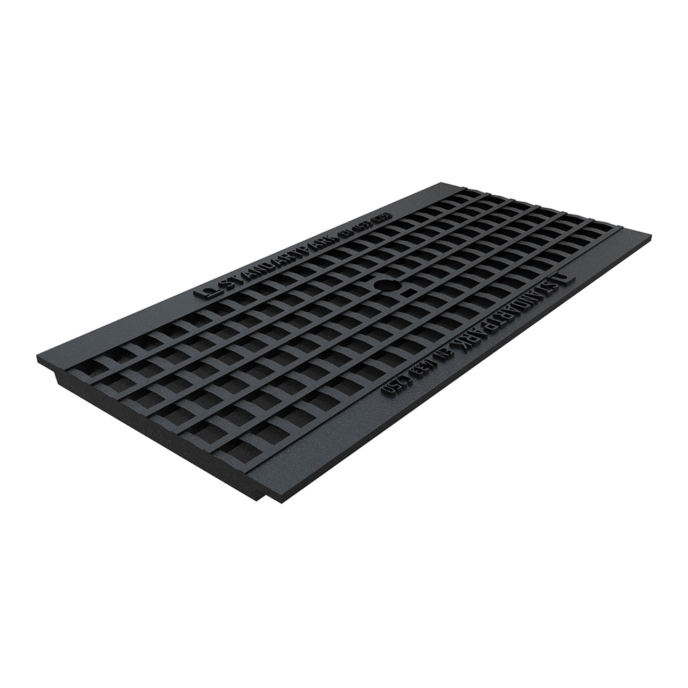 Решетка водоприемная ячеистая чугунная для лотка Basic DN200 Standartpark