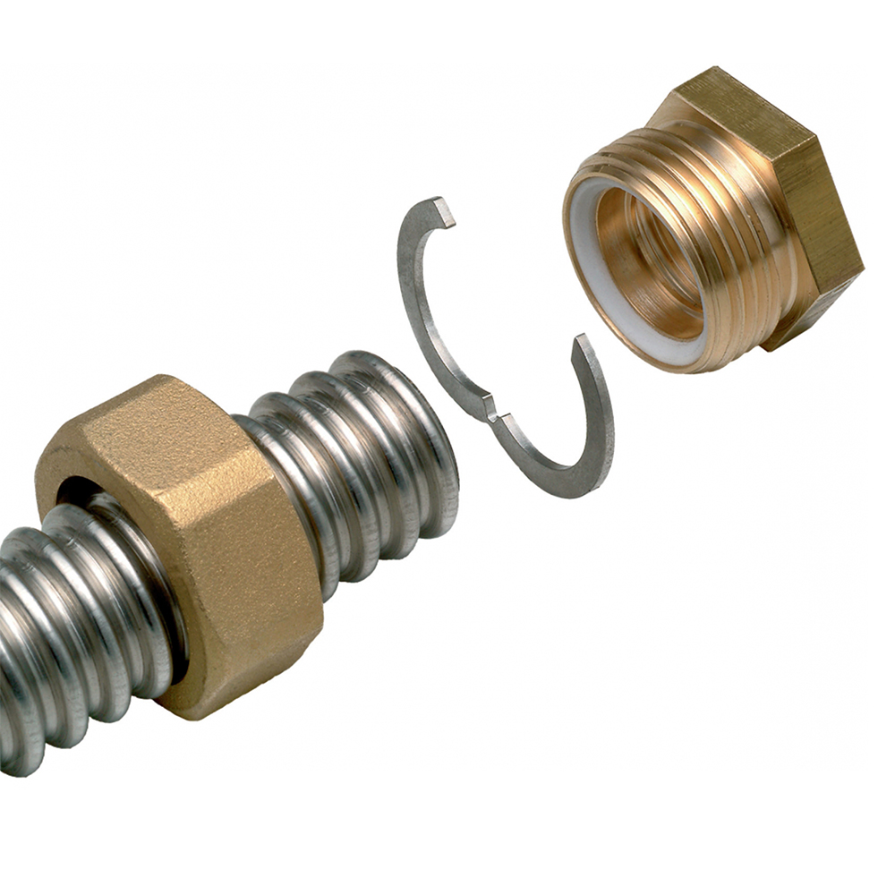 Разборное соединение латунь 3/8" внутренняя резьба DN12 FixLock Meibes Разборное соединение латунь 3/8" внутренняя резьба DN12 FixLock Meibes
