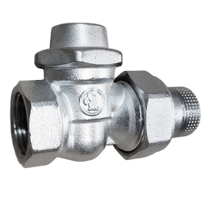 Клапан ручной прямой отсечной на обратную подводку 3/4" со сливом GIACOMINI R715TG