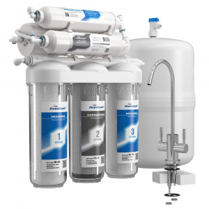 Система очистки воды с обратным осмосом и минерализатором Аквабрайт АБФ-ОСМО-6