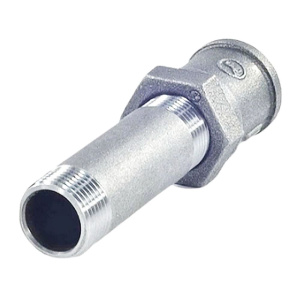 Сгон стальной оцинкованный в сборе Ду 20 L=110 мм Fittex PLUS