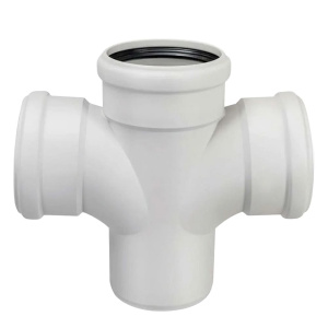 Крестовина для бесшумной канализации 110х110х110х87° Ostendorf Skolan SKDA