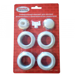 Комплект футорок 3/4" для монтажа радиаторов Standart Hidravlika