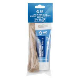 Набор сантехнический (лён 14 г + паста сантехническая MultiPak 70 г) AV Engineering