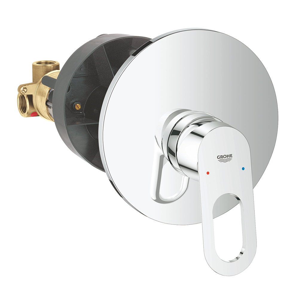 Смеситель скрытого монтажа для душа Grohe BauLoop 29080000 Смеситель скрытого монтажа для душа Grohe BauLoop 29080000