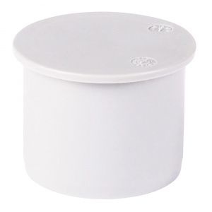 Заглушка для внутренней канализации белая 32 мм Wavin