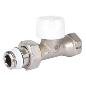 Клапан радиаторный термостатический Huch EnTEC 1/2 НРх 1/2 ВР прямой проходной с преднастройкой