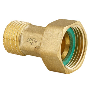 Соединитель 3/4" х 1/2" ВР/НР с накидной гайкой для водосчетчиков VARMEGA