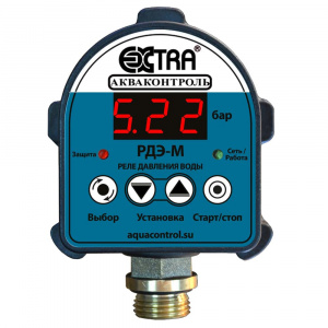 Электронное реле давления воды для насосов РДЭ-10МК-1.5 с гальванически изолированным выходом (1.5 кВт) Акваконтроль